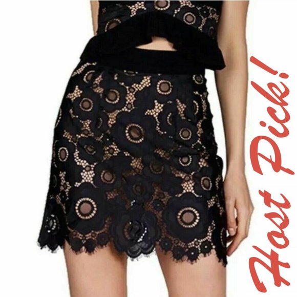 For Love And Lemons Dresses & Skirts - Love & Lemons New SONYA Lace Mini Skirt BLACK Women's SEXY! 🎉HP🎉